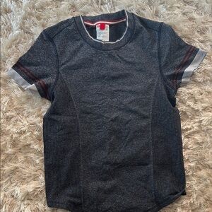 Wilson grey dry fit with White and Red Trim